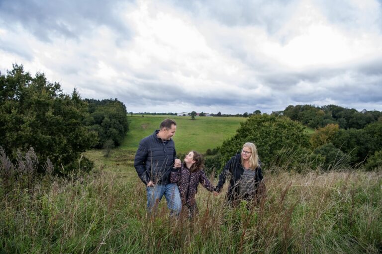 Familen Wiemann.
Foto: Maria Tuxen Hedegaard