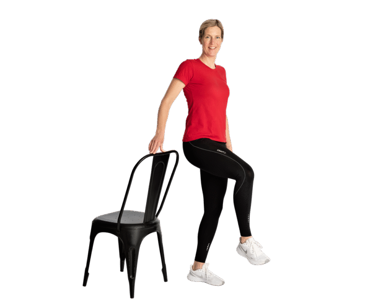 1. Lamgsomme knæløft