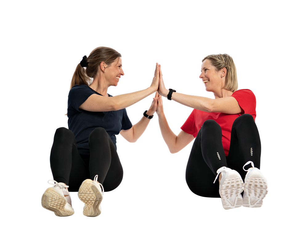 Øvelse for de skrå mavemuskler med makkerklap